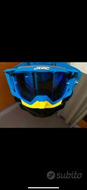 Maschera Cross Just1 Iris Pulsar blu-giallo