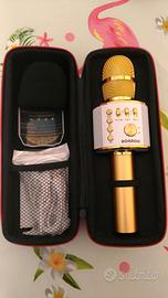 Microfono Wireless marca Bonaok colore Oro nuovo