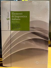 Libro “Elementi di linguistica italiana”