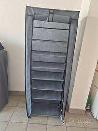 scarpiera tessuto
