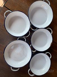 Ciotole vintage smaltate