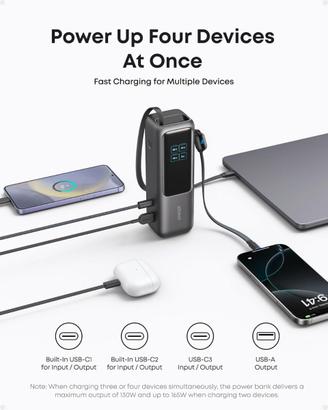 Anker Power Bank 165w 25000mah nuovo sigillato