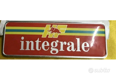 Lancia Delta Evolutione Targhetta Final Edition