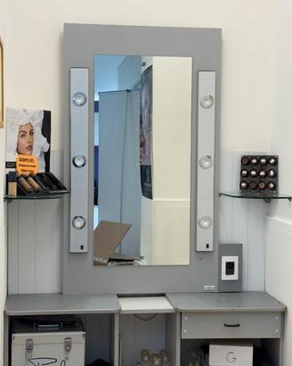 Postazione Trucco Professionale con Specchio