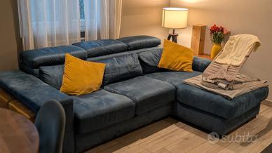 Divano Poltronesofà MELIZZANO 4 Posti + 2 Pouf - S