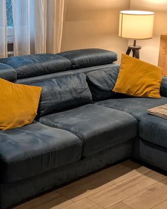 Divano Poltronesofà MELIZZANO 4 Posti + 2 Pouf - S