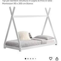 Letto 200x90 con materasso