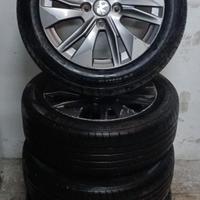 4 Gomme Cerchi Ruote Peugeot 208 2020 MIS 16