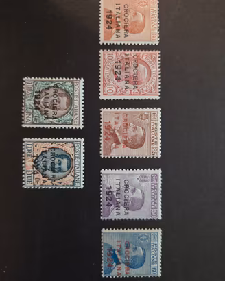 Regno 1924 Crociera Italiana 7v Cert. BOLAFFI MNH