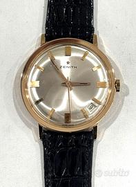 ZENITH oro Meccanico Revisionato, cinturino nuovo