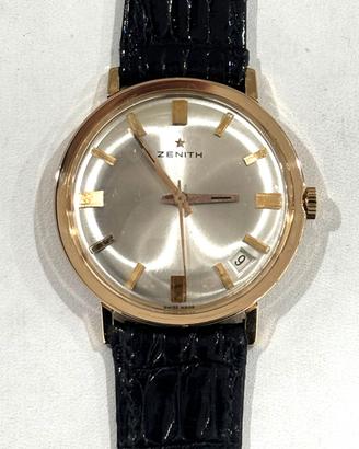 ZENITH oro Meccanico Revisionato, cinturino nuovo