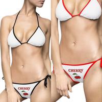 Bikini “Cherry” donna – nuovo, stampa ciliegia