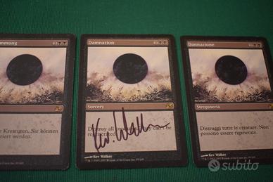 3X Dannazione Magic the gathering