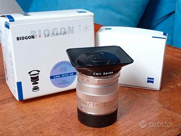 zeiss biogon 21 mm f2.8 zm per Leica M
