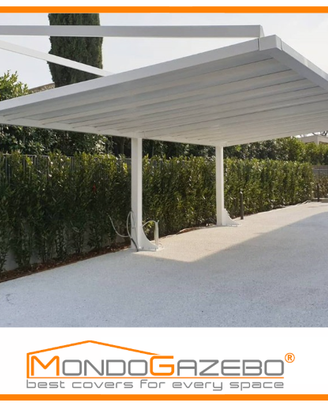 Gazebo box auto copertura fissa moderna tettoia