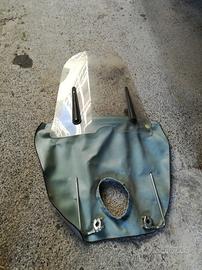 Parabrezza classico ciclomotore + specchietto