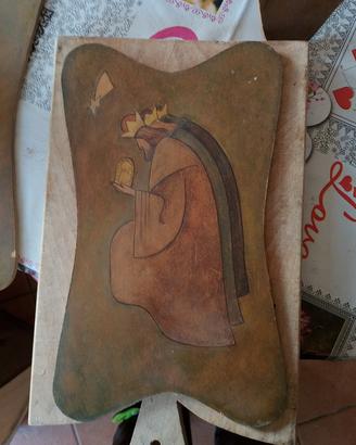decorazioni fatte a mano d'epoca 