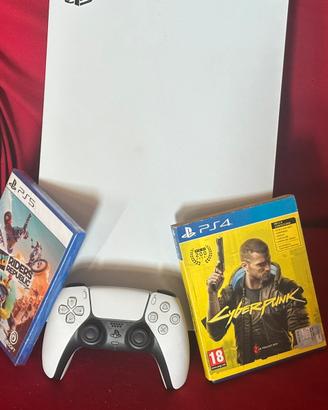 PS5 + Dualsense e Riders Republic PS5 + Cyberpunk