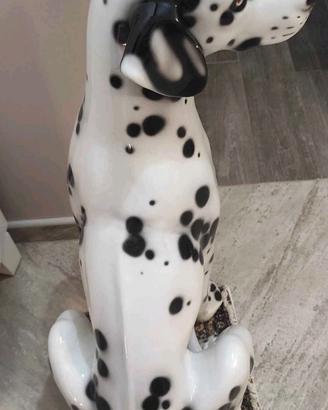 cane dalmata in ceramica 