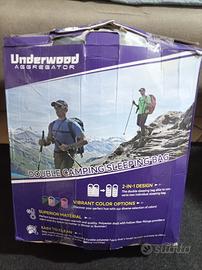 Sacco a pelo doppio per campeggio ( 2 in 1)