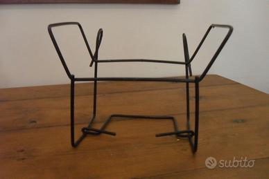 Coppia di portavaso più un vaso