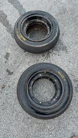 Distanziali per ape e gomme PMT Slick 110/80 R10!