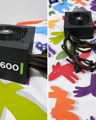 Alimentatore Corsair CX600 600W 80 Plus Bronze