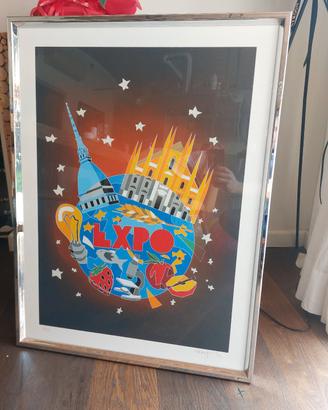 Ugo Nespolo Serigrafia 
