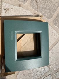 Placca 2 moduli bticino living verde