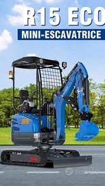 Miniescavatore nuovo Rippa R15 Engine Kubota