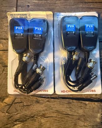 4 Balun Alimentazione Telecamere