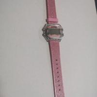 OROLOGIO DIGITALE XIAM STILE Y2K ROSA GLITTERATO
