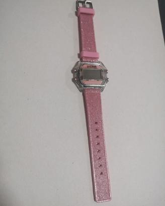 OROLOGIO DIGITALE XIAM STILE Y2K ROSA GLITTERATO