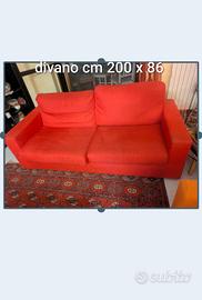 divano due posti cm 200 x 86