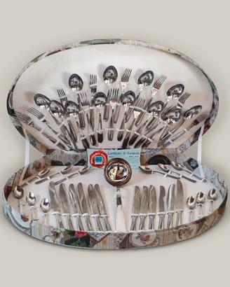 Set posate acciaio inox - ABERT - anni '50