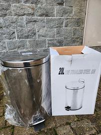 pattumiera nuova acciaio 