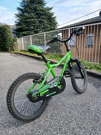 Bici bimbo kawasaki 16