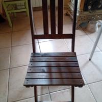 sedie in legno da interno/ esterno di qualità 