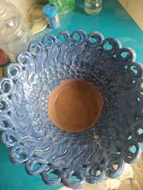 Centrotavola artigianale in ceramica