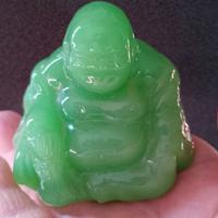 Statuina Buddha vintage in Giada 6 cm ritiro a ✋