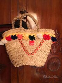 borsa in paglia, COFFA. siciliana