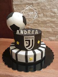torta scenografia Juventus 