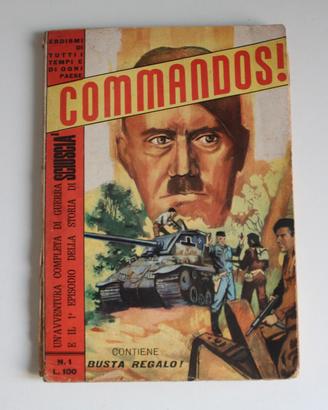 RARO FUMETTO GUERRA D'EPOCA : ' COMMANDOS ! ' N 1