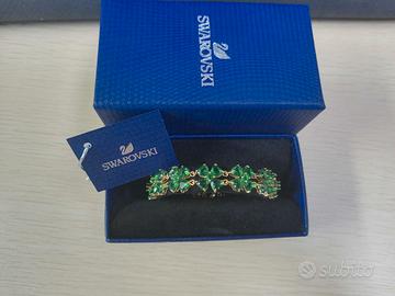 Swarovski Nuovo Bracciale Verde Scuro