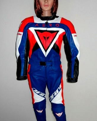 Dainese Tuta Moto in Pelle Divisibile Tg. 42 NUOVA