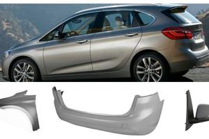 Bmw Serie 2 frontale cofano airbag freni assetto