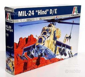 Elicottero kit Mil 24 Hind Italeri