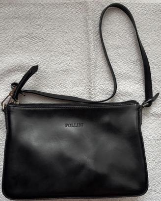 Borsetta Pollini nera in pelle