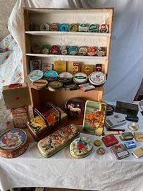 Scatole Latta Vintage Nr. 54 pezzi