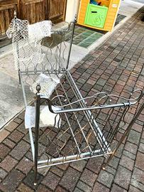 Lettino cromato anni '60